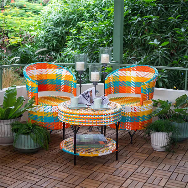 Outdoor Furniture Wicker Garden Set - Rafino