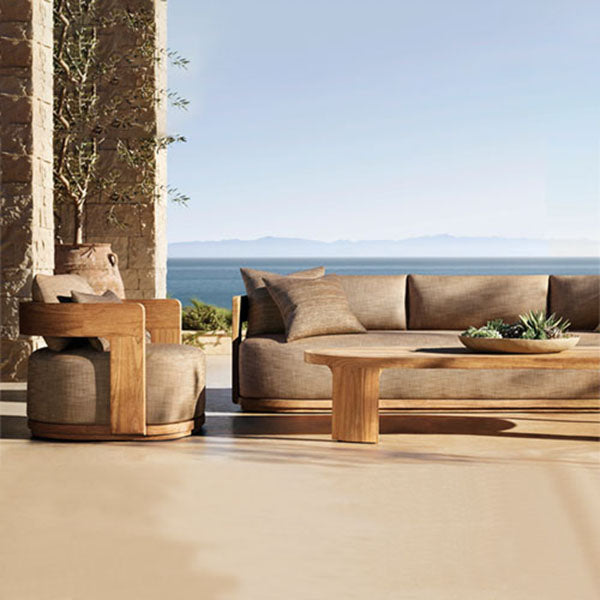 Outdoor Wood - Sofa Set - HomeHarmony