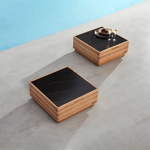 Outdoor Wood - Sofa Set - L - Shape 01