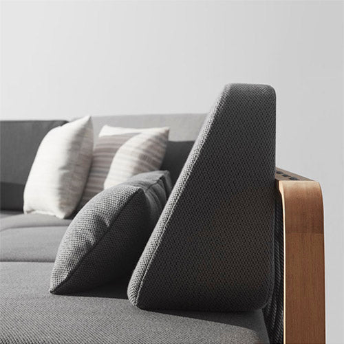 Outdoor Wood - Sofa Set - L - Shape 05
