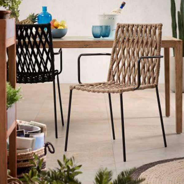Outdoor furniture Braided & Rope Coffee Set - Corsican