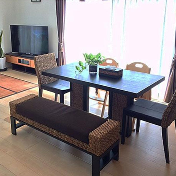 Sea Grass & Wicker Dining Chair & Table Set - Caspian4