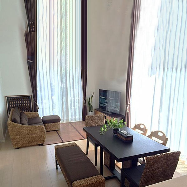 Sea Grass & Wicker Dining Chair & Table Set - Caspian5