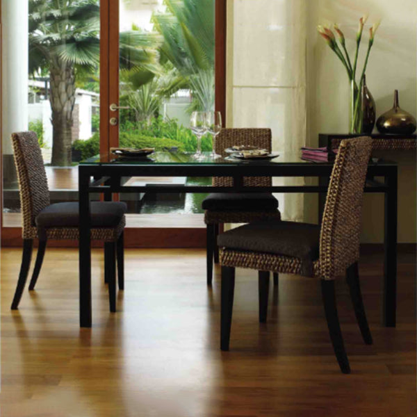 Sea Grass & Wicker Dining Chair & Table Set - Classic