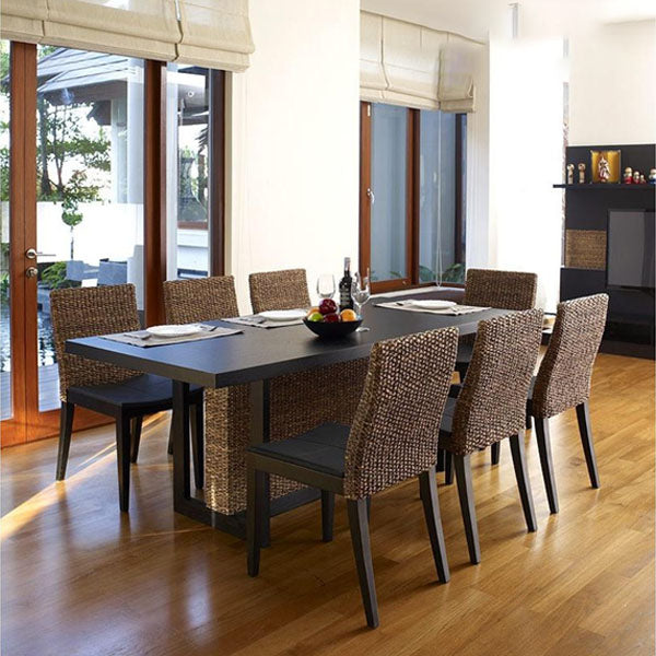 Sea Grass & Wicker Dining Chair & Table Set - Toscana