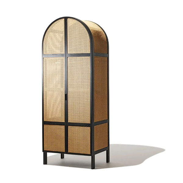 Wooden Cane & Rattan Almirah & Cabinet - Cabinature