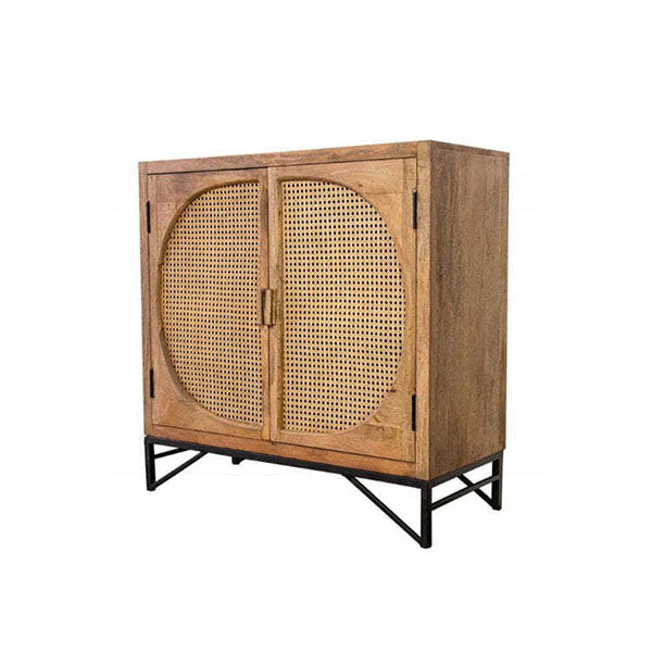 Wooden Cane & Rattan Almirah & Cabinet - Cabinova