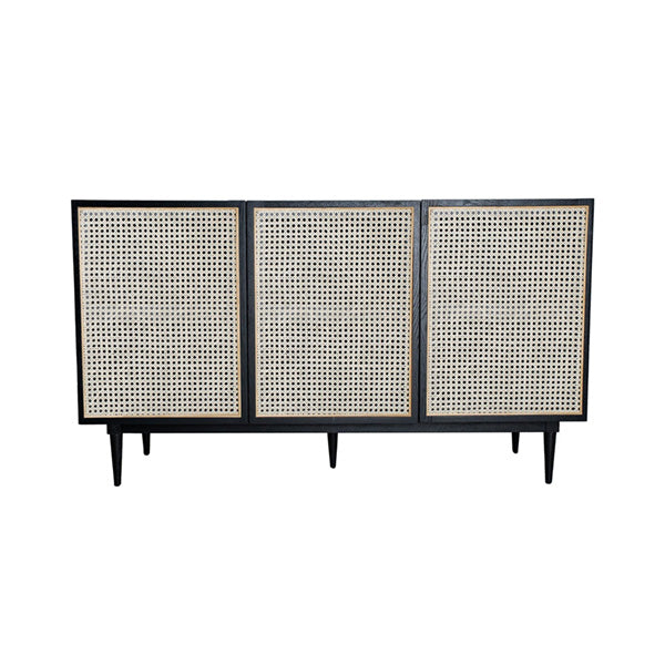 Wooden Cane & Rattan Almirah & Cabinet - Elano