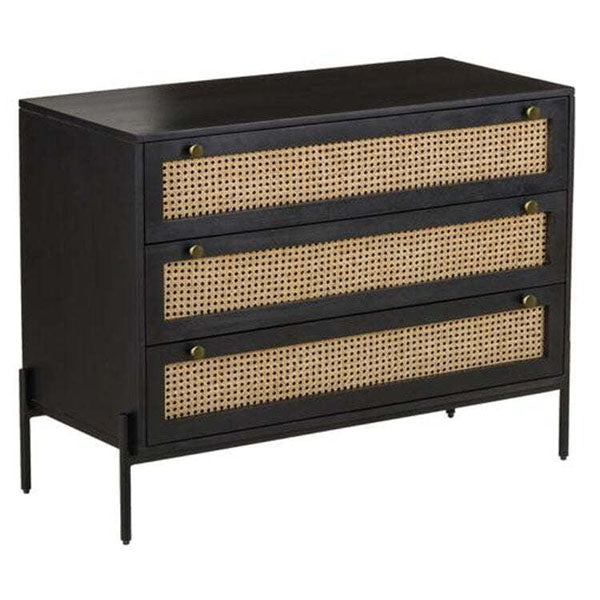 Wooden Cane & Rattan Almirah & Cabinet - Forest Frames
