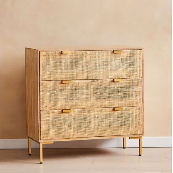 Wooden Cane & Rattan Almirah & Cabinet - KeepWell