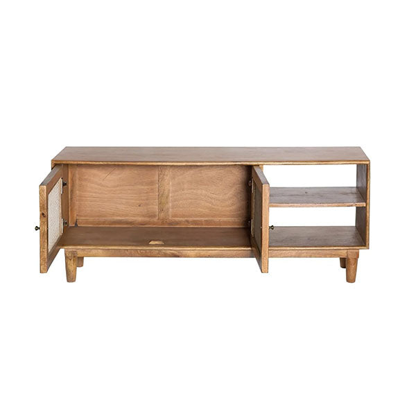 Wooden Cane & Rattan Almirah & Cabinet - Storify