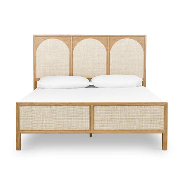 Wooden Cane & Rattan Furniture - Bed - Solarium