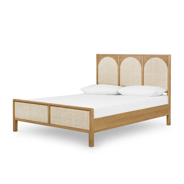 Wooden Cane & Rattan Furniture - Bed - Solarium