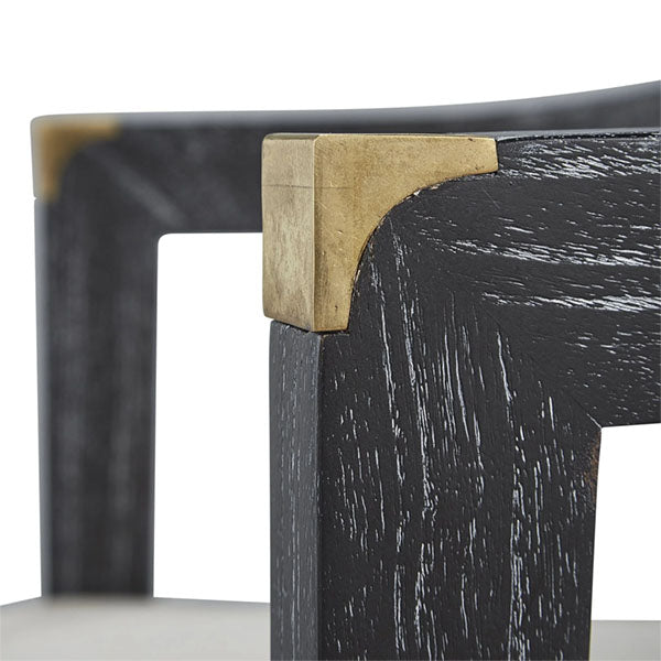 Wooden Cane & Rattan Lounge Chair - Equinox