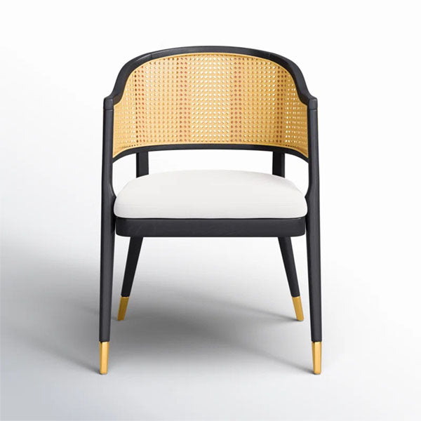 Wooden Rattan Cane Chair - Ease
