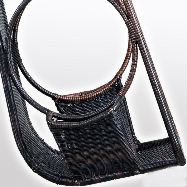 Outdoor Furniture Wicker Swing - Circle