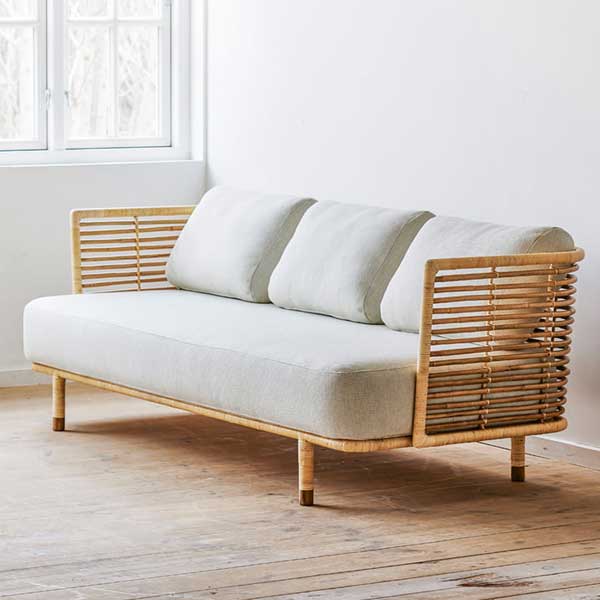 Cane & Rattan Furniture- Couch - Canto