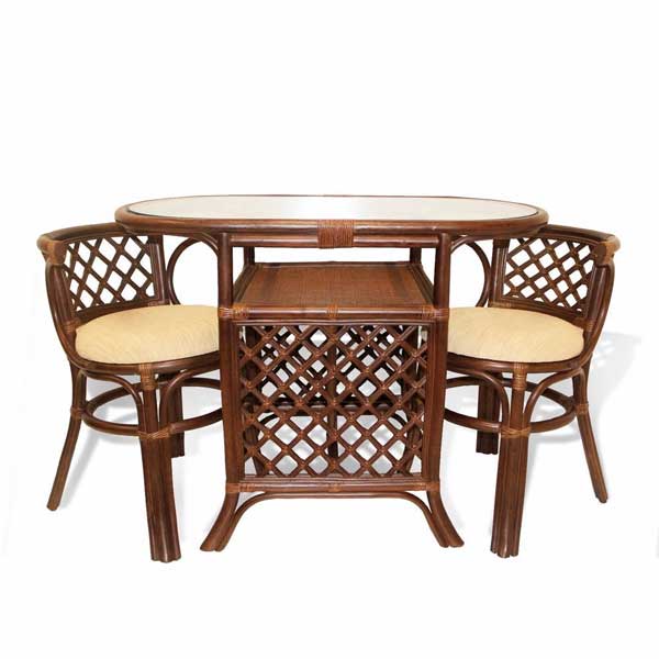  Cane & Rattan Furniture Coffee Set - Macedo
