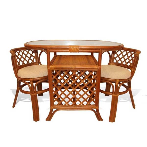  Cane & Rattan Furniture Coffee Set - Macedo