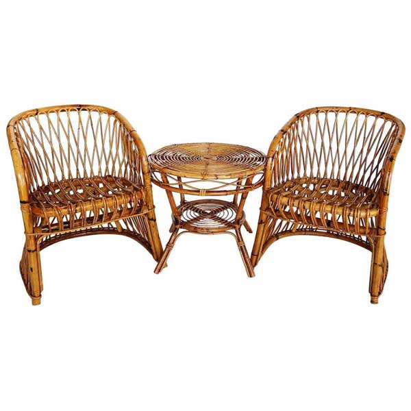 Cane & Rattan Furniture Coffee Set - Ossetian