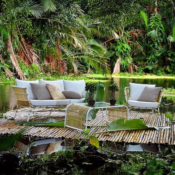 Cane & Rattan Furniture - Sof aSet - Manito 