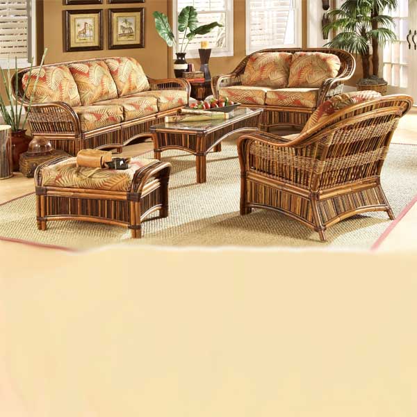 Cane & Rattan Furniture - Sofa Set - Gambia