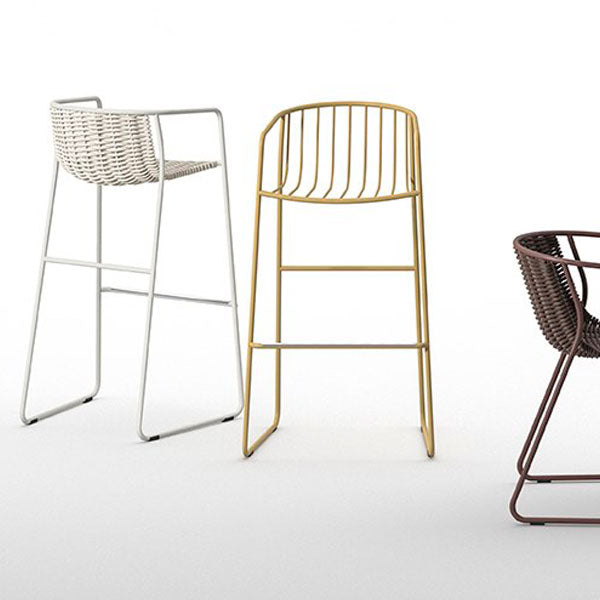Outdoor Braided, Rope & Cord Bar Chair - Sedia