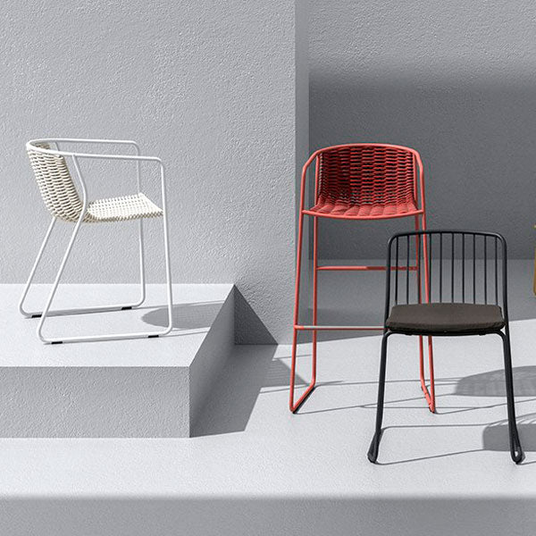 Outdoor Braided, Rope & Cord Bar Chair - Sedia