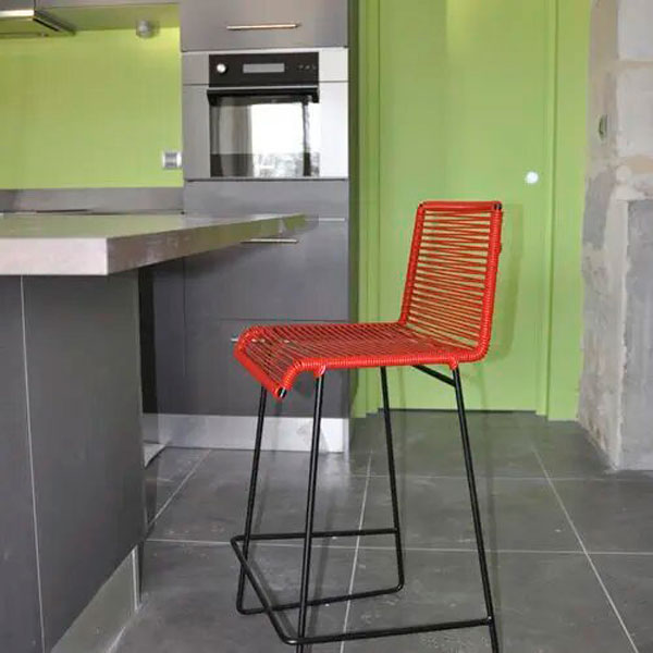 Outdoor Braided, Rope & Cord Bar Chair - Glasgow