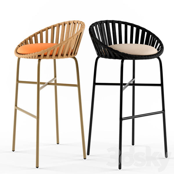 Outdoor Braided, Rope & Cord Bar Chair - Sofley