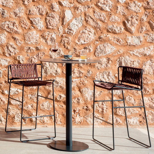 Outdoor Braided, Rope & Cord Bar Chair - Duhome