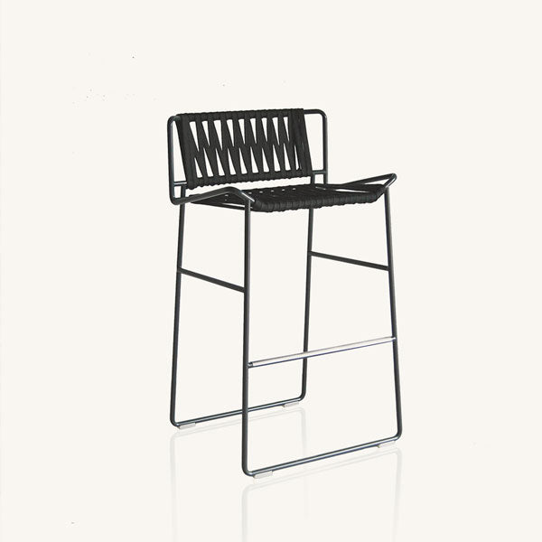 Outdoor Braided, Rope & Cord Bar Chair - Duhome