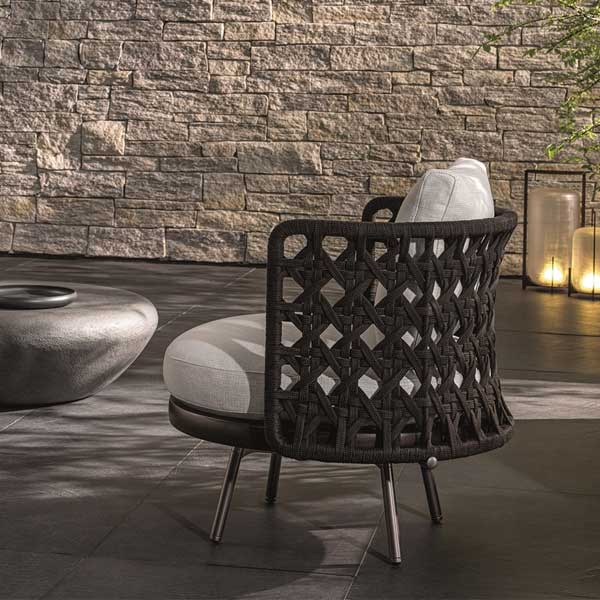 Luxurious Outdoor furniture - Buy Affordable 5 seater Outdoor Braid Rope sofa set with centre table - Buy Outdoor Sofa - Flamenco Prime From LUXOX INDIA - Outdoor Lounge Chair for garden, terrace and balcony