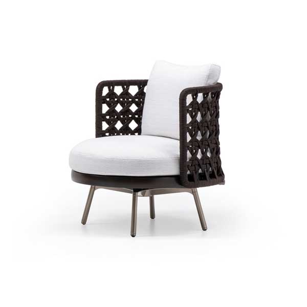 Luxurious Outdoor furniture - Buy Affordable 5 seater Outdoor Braid Rope sofa set with centre table - Buy Outdoor Sofa - Flamenco Prime From LUXOX INDIA - Outdoor Lounge Chair for garden, terrace and balcony