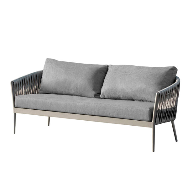 Luxurious Outdoor furniture - Buy Affordable 5 seater Outdoor Braid Rope sofa set with centre table - Buy Outdoor Sofa - Grand Wave From LUXOX INDIA - Outdoor Lounge Chair for garden, terrace and balcony