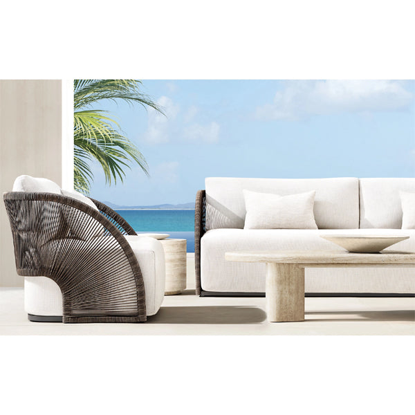 Outdoor Braided, Rope & Cord Sofa - Contours