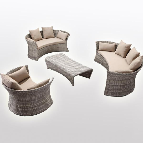 Outdoor Furniture - Wicker Sofa - Columbia