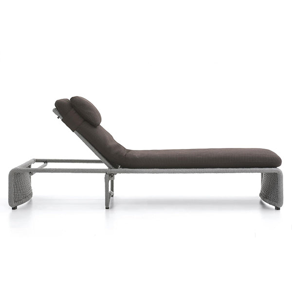 Outdoor Braided & Rope Sunlounger - Xcent