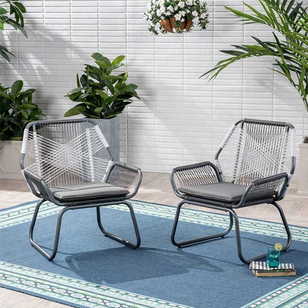 Outdoor Braid & Rope Coffee Set - Sunshine Next