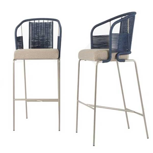 Outdoor Braided, Rope & Cord Bar Chair - Marco