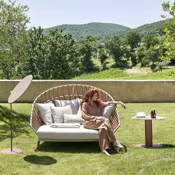 Outdoor Braided & Rope Daybed - Amben
