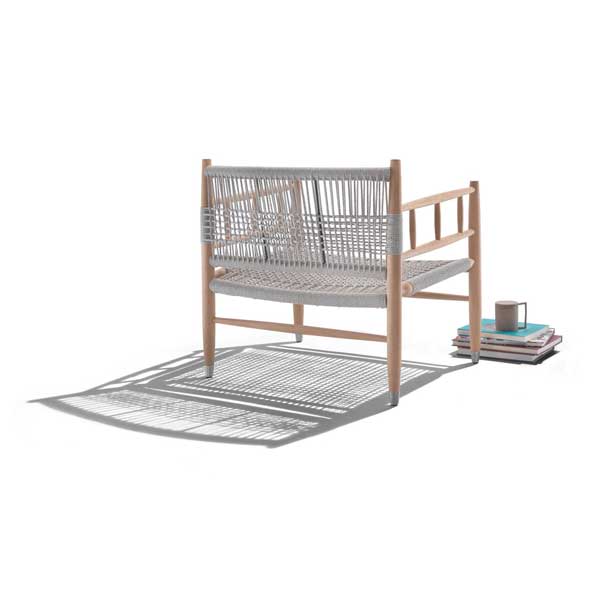Outdoor Braided & Rope Sofa - Belena
