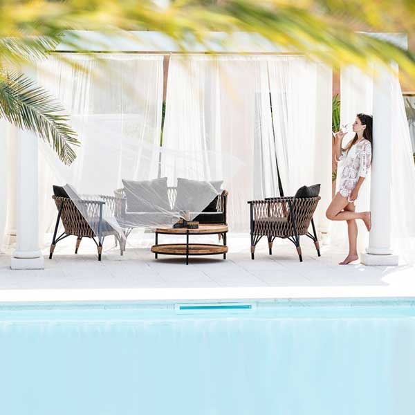 Outdoor Braided, Rope & Cord, Sofa - Karon 