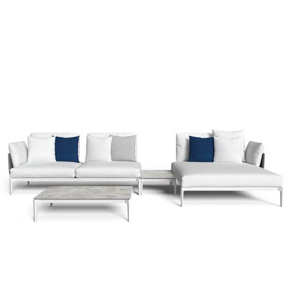 Outdoor Furniture - Wicker Sofa - Leaf