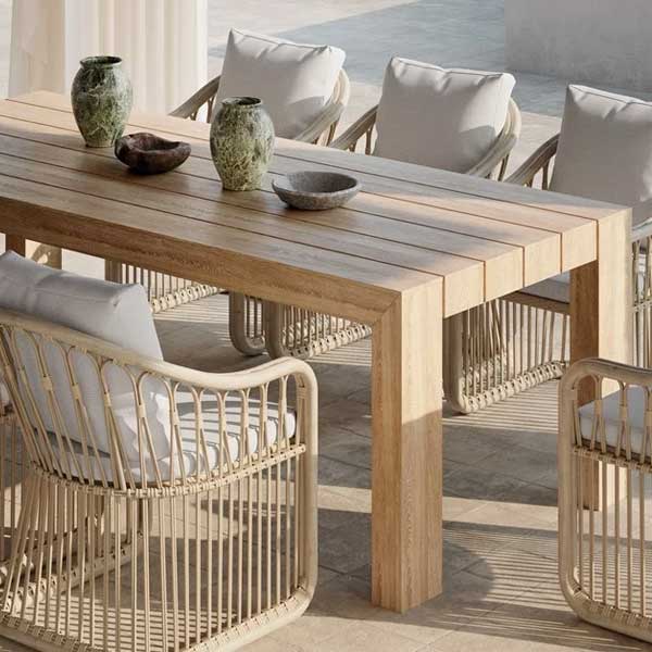 Outdoor Braided & Rope Coffee Set - Alis