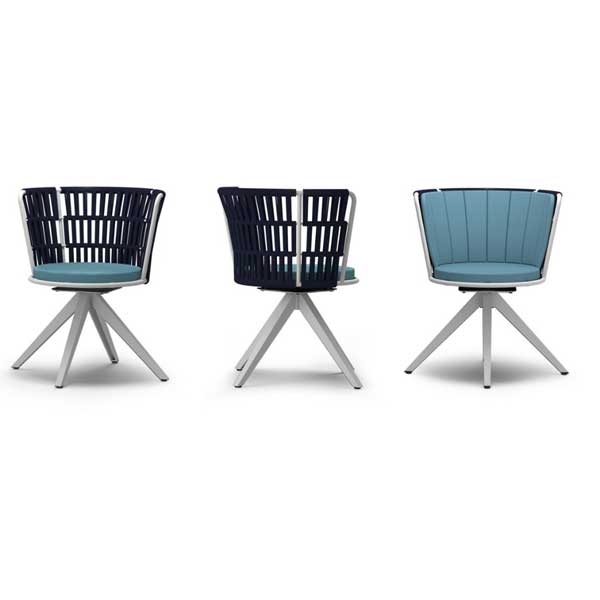Outdoor Braid and Rope Heigh Back Chair,Lazy Chair, Rest Chair, Easy Chair, Ocassional chair - Noble