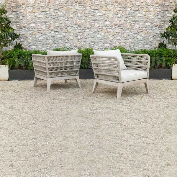 Outdoor Braided, Rope & Cord, Sofa - Nero-Next