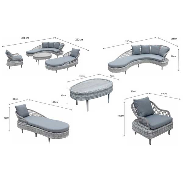 Outdoor Furniture - Wicker Sofa - Signature