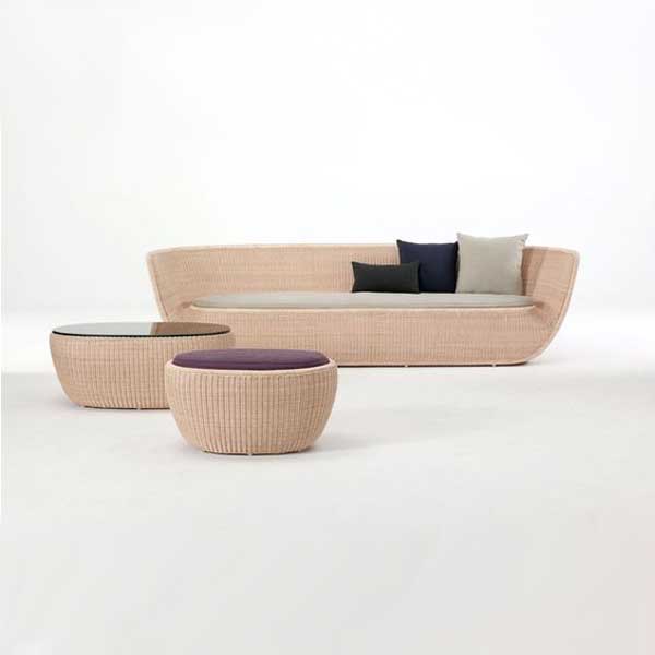 Outdoor Furniture - Wicker Sofa - Caspian