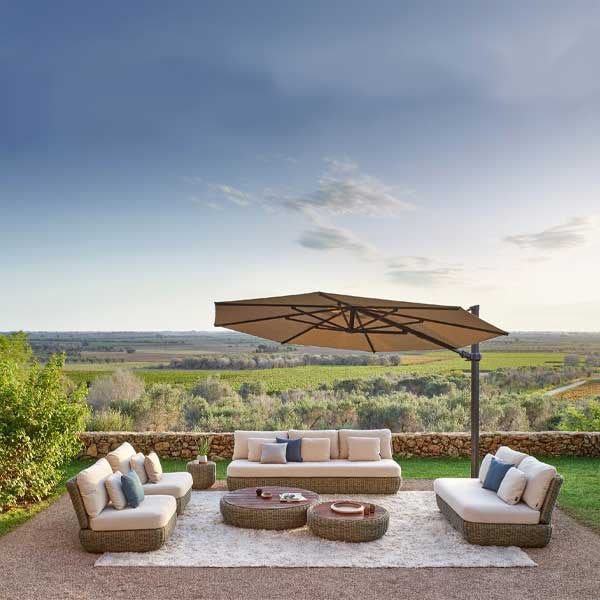 Outdoor Furniture - Wicker Sofa Set - Tugule